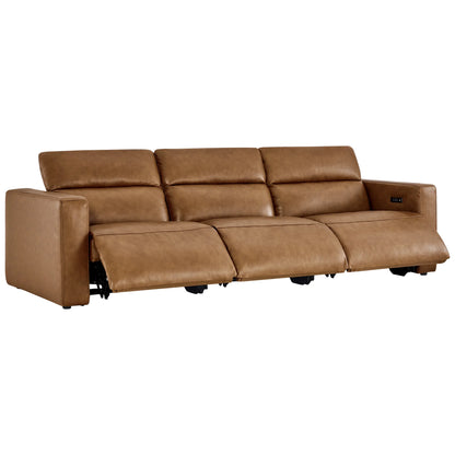 Oliver 3-Seat Wall-hugger Reclining Sectional Sofa with Power Headrest