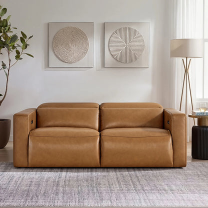 Oliver 2-Seat Wall-hugger Reclining Sectional Sofa with Power Headrest