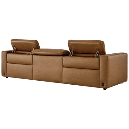 Oliver 3-Seat Wall-hugger Reclining Sectional Sofa with Power Headrest