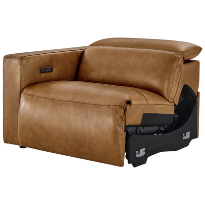 Oliver 5-Seat Wall-hugger Reclining Sectional Sofa with Power Headrest