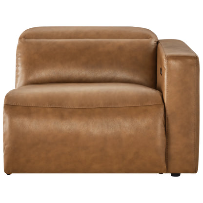 Oliver 2-Seat Wall-hugger Reclining Sectional Sofa with Power Headrest