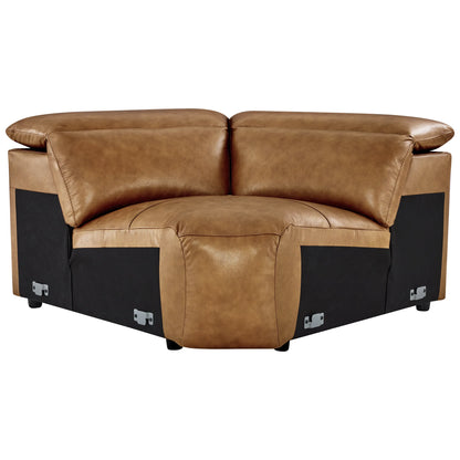 Oliver 5-Seat Wall-hugger Reclining Sectional Sofa with Power Headrest