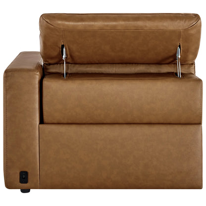 Oliver 2-Seat Wall-hugger Reclining Sectional Sofa with Power Headrest