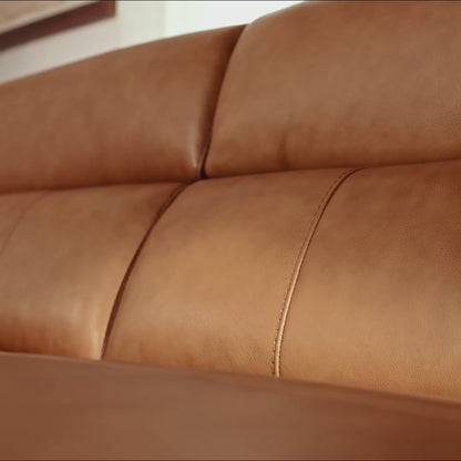 Murphy Premium Dual-Motor Genuine Leather Zero-Wall Power Reclining Sofa