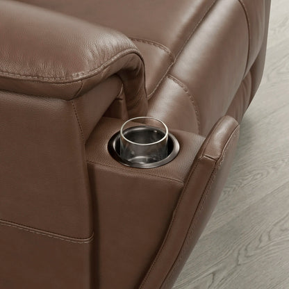 Ramos Genuine Leather Zero Gravity Power Recliner with Power Headrest