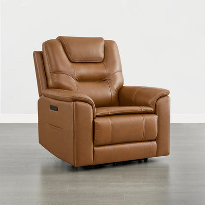 Ramos Genuine Leather Zero Gravity Power Recliner with Power Headrest