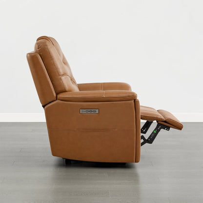 Ramos Genuine Leather Zero Gravity Power Recliner with Power Headrest