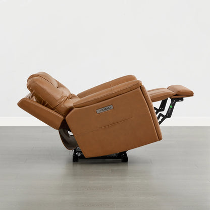 Ramos Genuine Leather Zero Gravity Power Recliner with Power Headrest