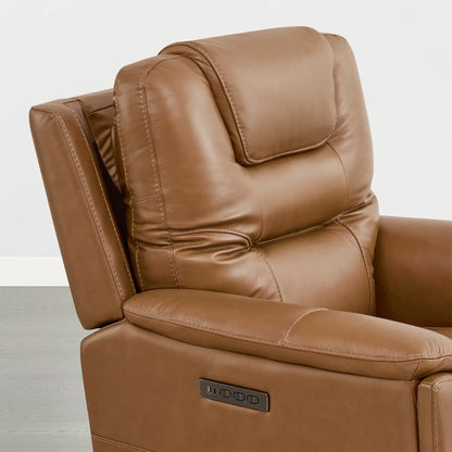 Ramos Genuine Leather Zero Gravity Power Recliner with Power Headrest