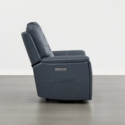 Ramos Genuine Leather Zero Gravity Power Recliner with Power Headrest