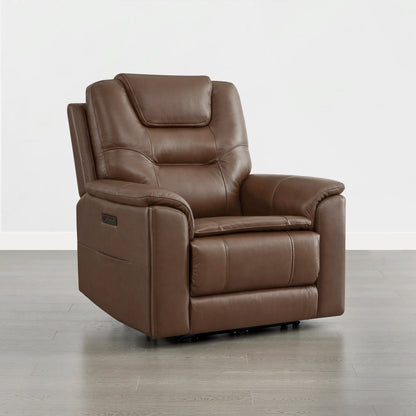 Ramos Genuine Leather Zero Gravity Power Recliner with Power Headrest