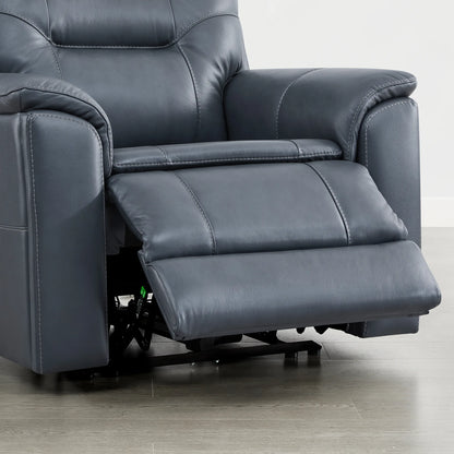 Ramos Genuine Leather Zero Gravity Power Recliner with Power Headrest