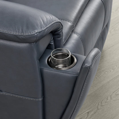 Ramos Genuine Leather Zero Gravity Power Recliner with Power Headrest