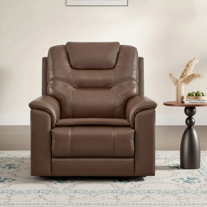 Ramos Genuine Leather Zero Gravity Power Recliner with Power Headrest