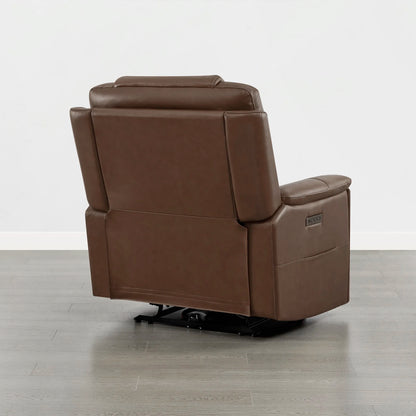 Ramos Genuine Leather Zero Gravity Power Recliner with Power Headrest