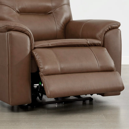 Ramos Genuine Leather Zero Gravity Power Recliner with Power Headrest