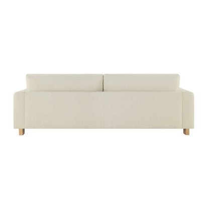 Keaton Performance Fabric 3-Seater Sofa with Ash Wood Base (99'')