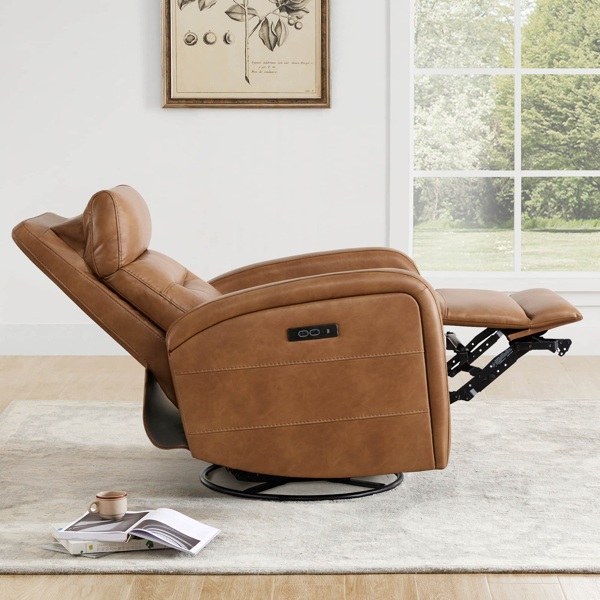 Theo Power Swivel Glider Recliner