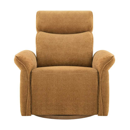 Vinca Power Swivel Nursery Glider Recliner with Power Lumbar & Headrest