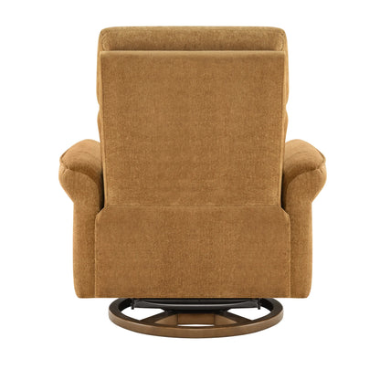 Vinca Modern Power Swivel Glider Recliner with Power Lumbar & Headrest