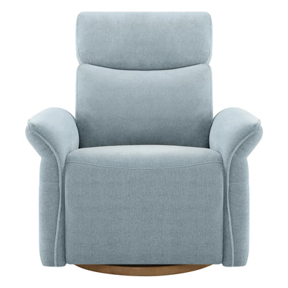 Vinca Power Swivel Nursery Glider Recliner with Power Lumbar & Headrest