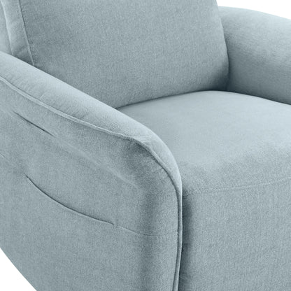 Vinca Power Swivel Nursery Glider Recliner with Power Lumbar & Headrest