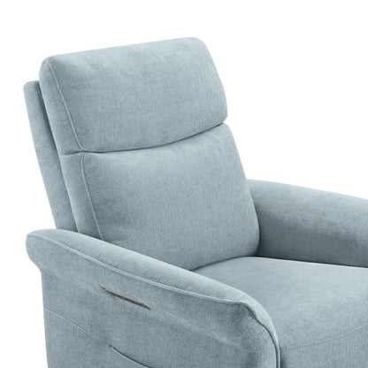 Vinca Power Swivel Nursery Glider Recliner with Power Lumbar & Headrest