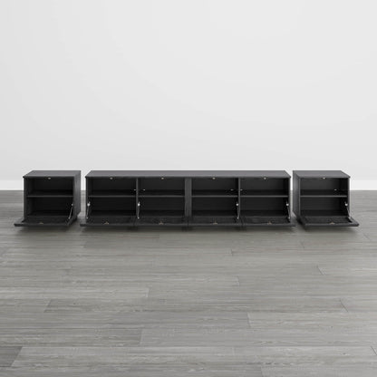 Violet Modular TV Stand with LED Lighting