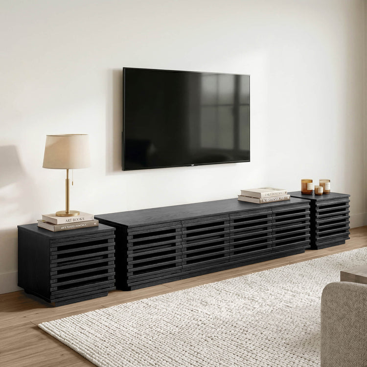 Violet Modular TV Stand with LED Lighting