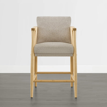 Willie Modern Rope Counter Stools (Set of 2）