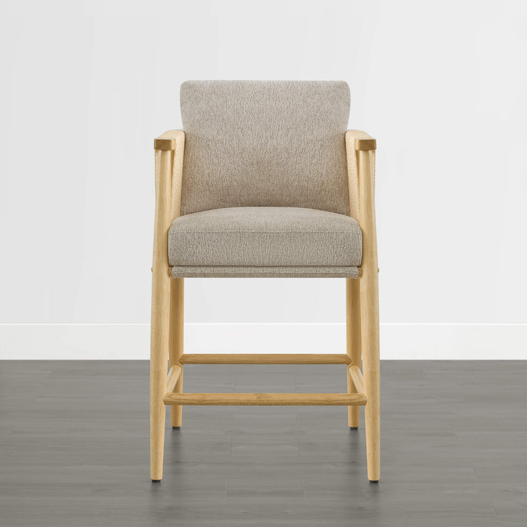 Willie Modern Rope Counter Stools (Set of 2）