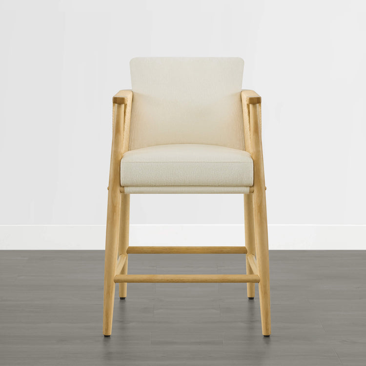 Willie Modern Rope Counter Stools (Set of 2）