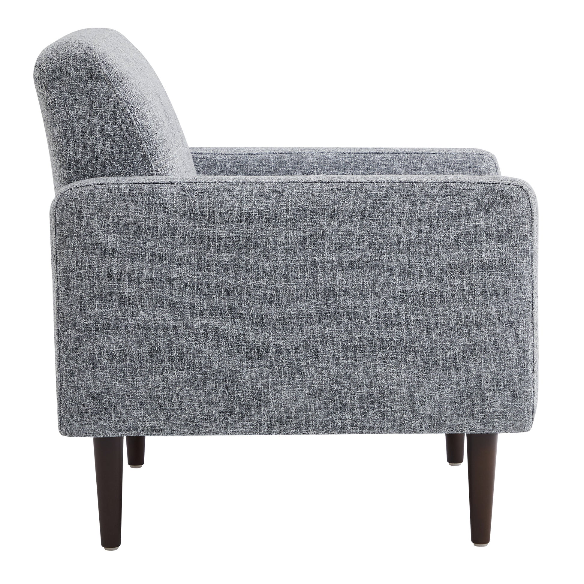 CHITA LIVING-Lucas Mid-Century Accent Chair--Fabric-Grey (Multi-Colored)-