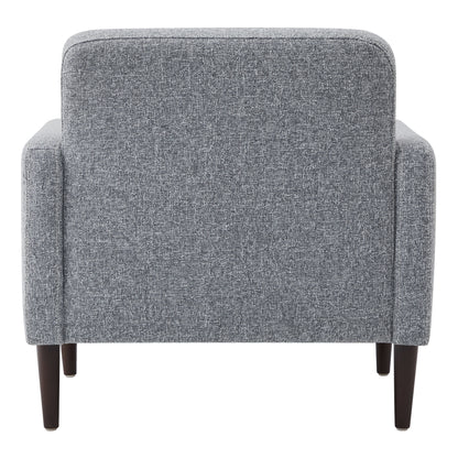 CHITA LIVING-Lucas Mid-Century Accent Chair--Fabric-Grey (Multi-Colored)-