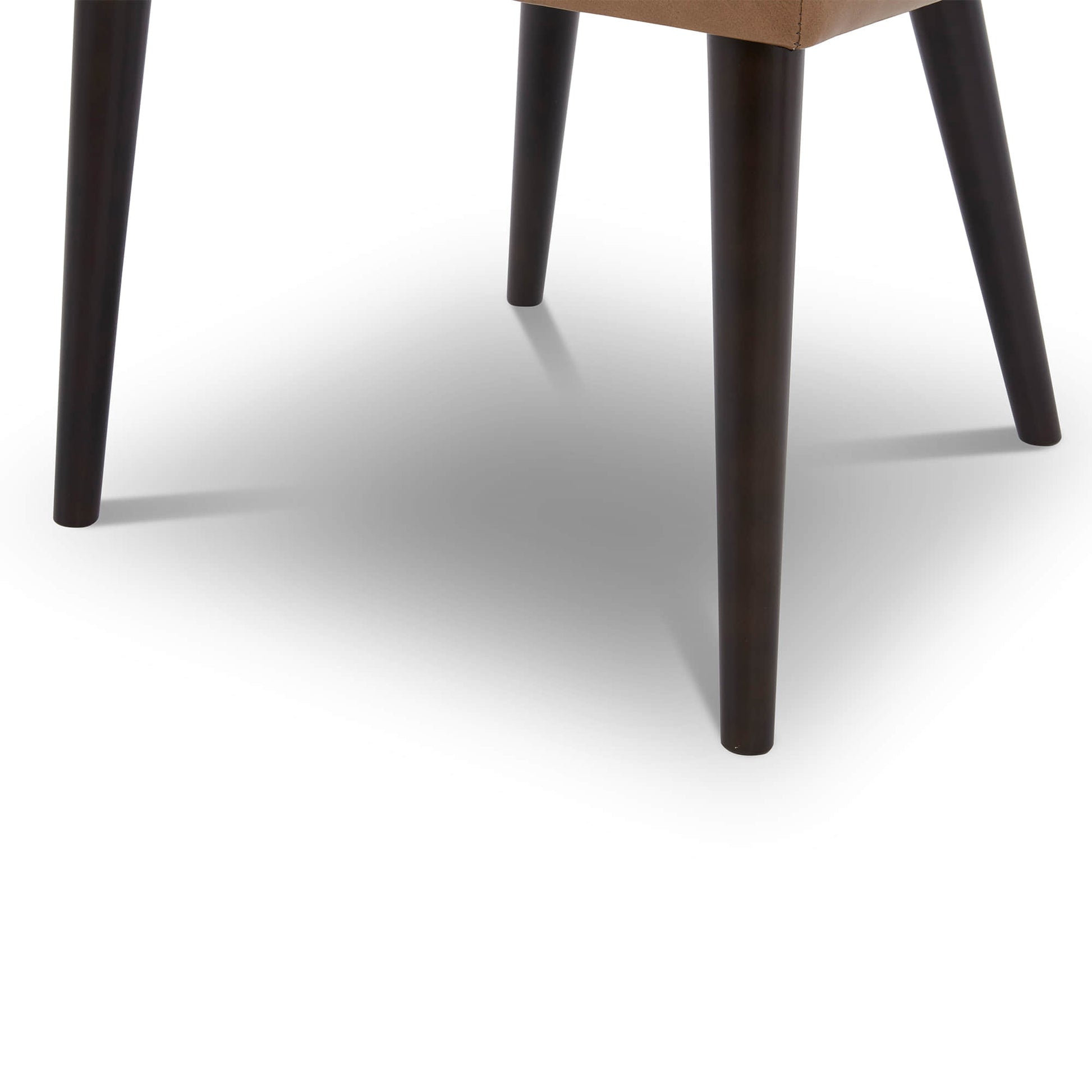 CHITA LIVING-Rhett Dining Chair (Set of 2)-Dining Chairs-Faux Leather-Retro Brown-
