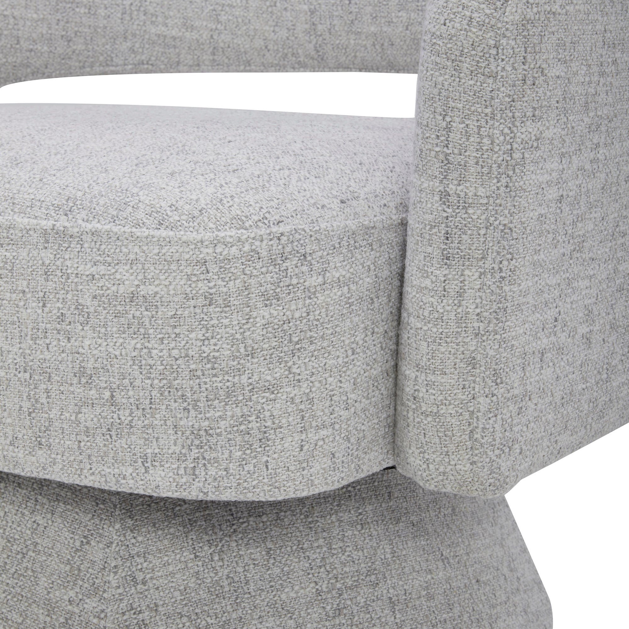 CHITA LIVING-Ambre Swivel Accent Chair-Accent Chair-Fabric-White (Multi-Colored)-