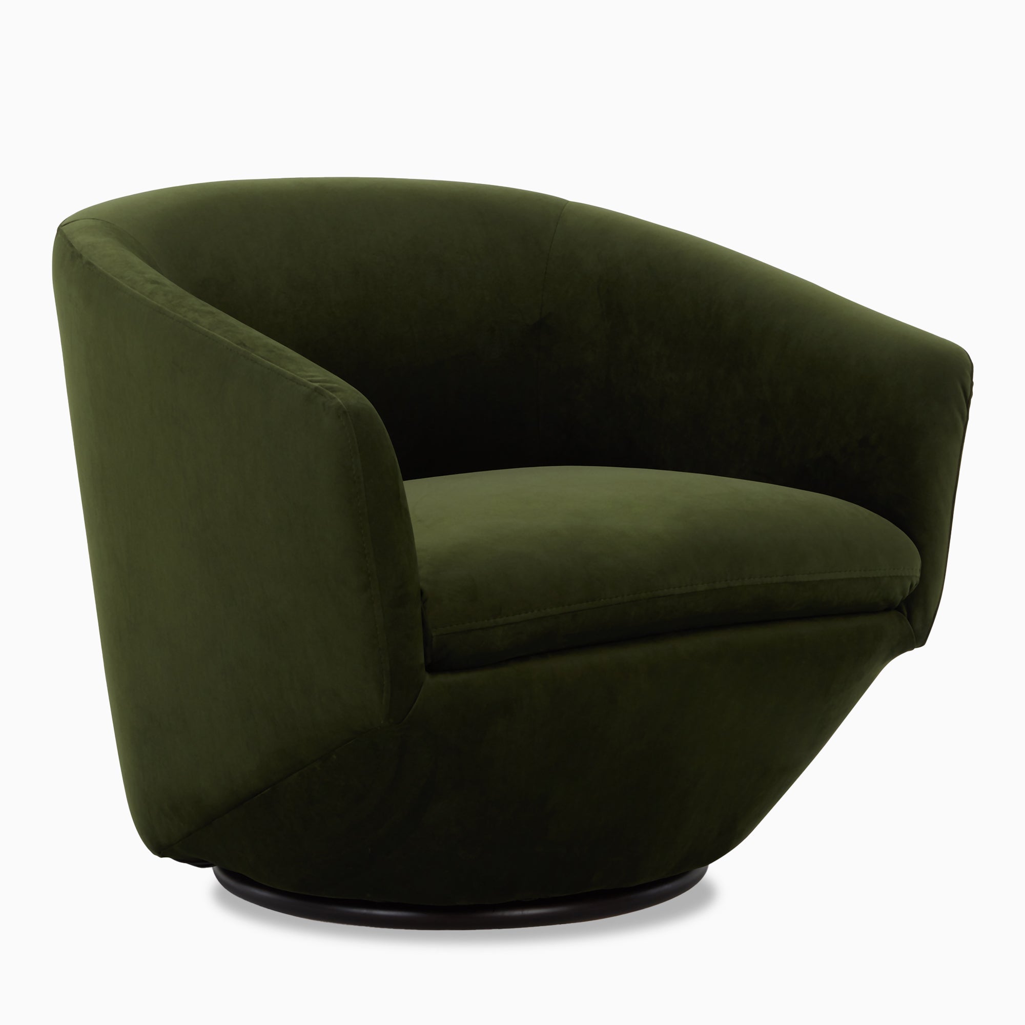 Emerald green outlet swivel chair