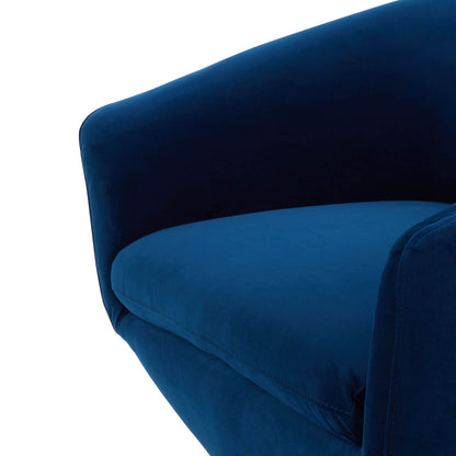 CHITA LIVING-Aria Swivel Arm Accent Chair-Accent Chair-Velvet-Blue-