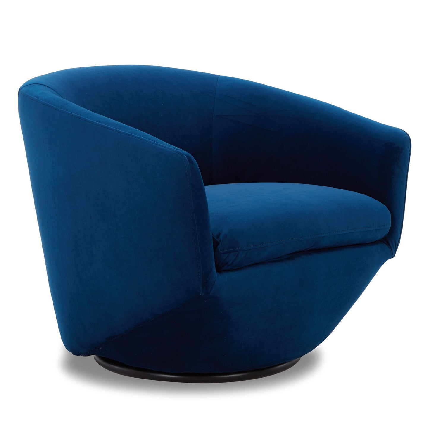 CHITA LIVING-Aria Swivel Arm Accent Chair-Accent Chair-Velvet-Blue-