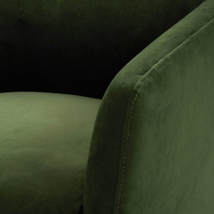 CHITA LIVING-Aria Swivel Arm Accent Chair-Accent Chair-Velvet-Green-