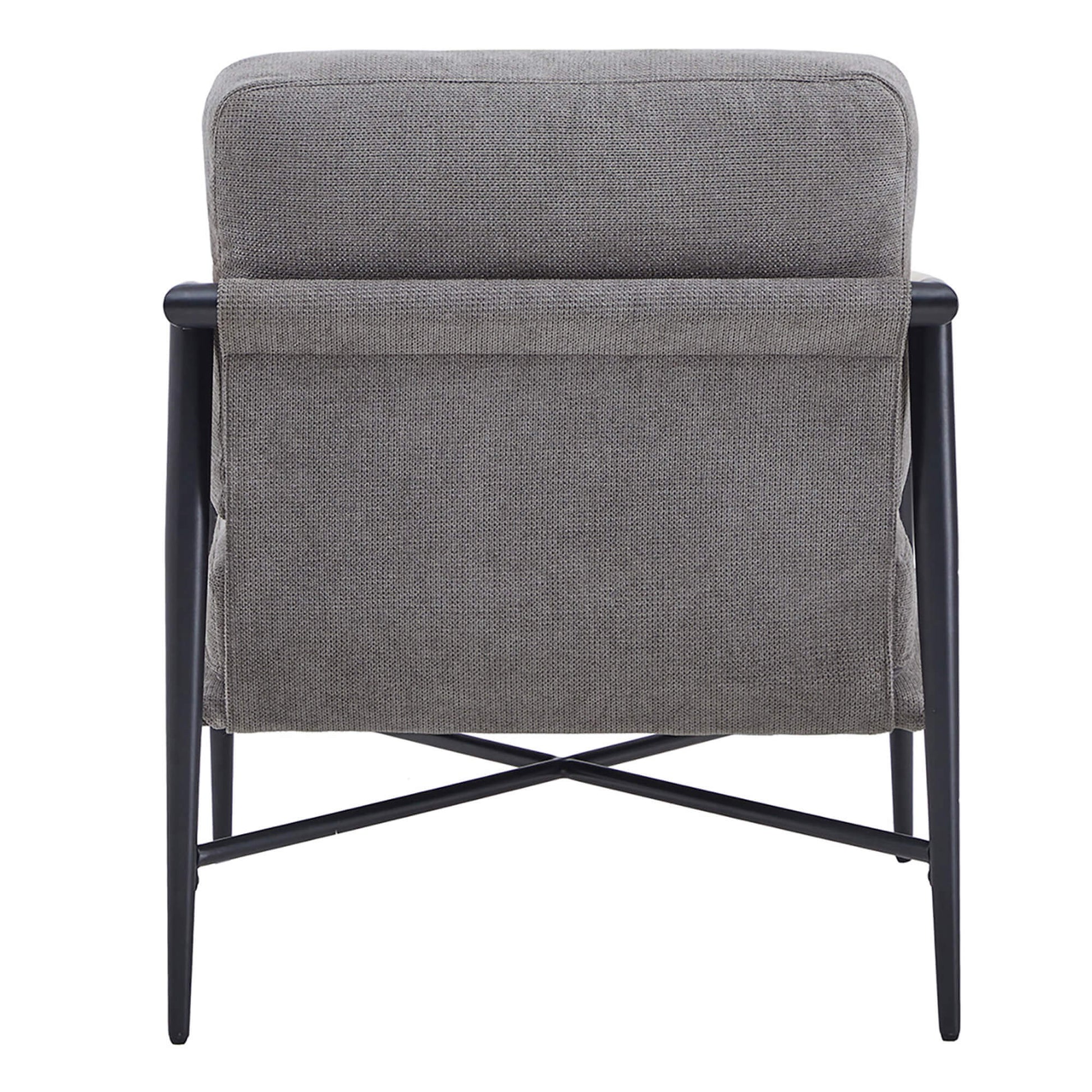 CHITA LIVING-Charlotte Modern Accent Chair-Accent Chair-Fabric-Gray-