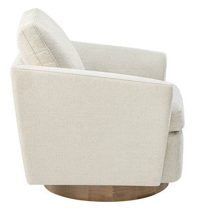 CHITA LIVING-Donella Modern Swivel Accent Chairs-Accent Chair-Fabric-Cream-