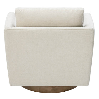 CHITA LIVING-Donella Modern Swivel Accent Chairs-Accent Chair-Fabric-Cream-