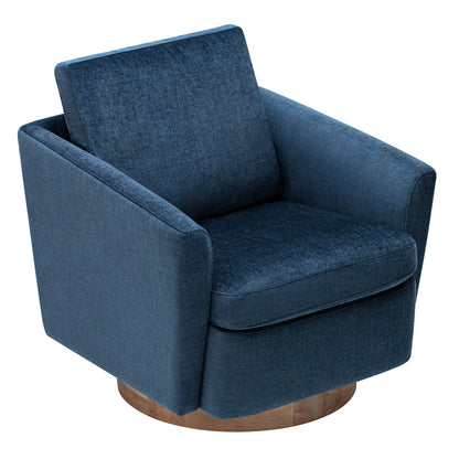 CHITA LIVING-Donella Modern Swivel Accent Chairs-Accent Chair-Fabric-Blue-