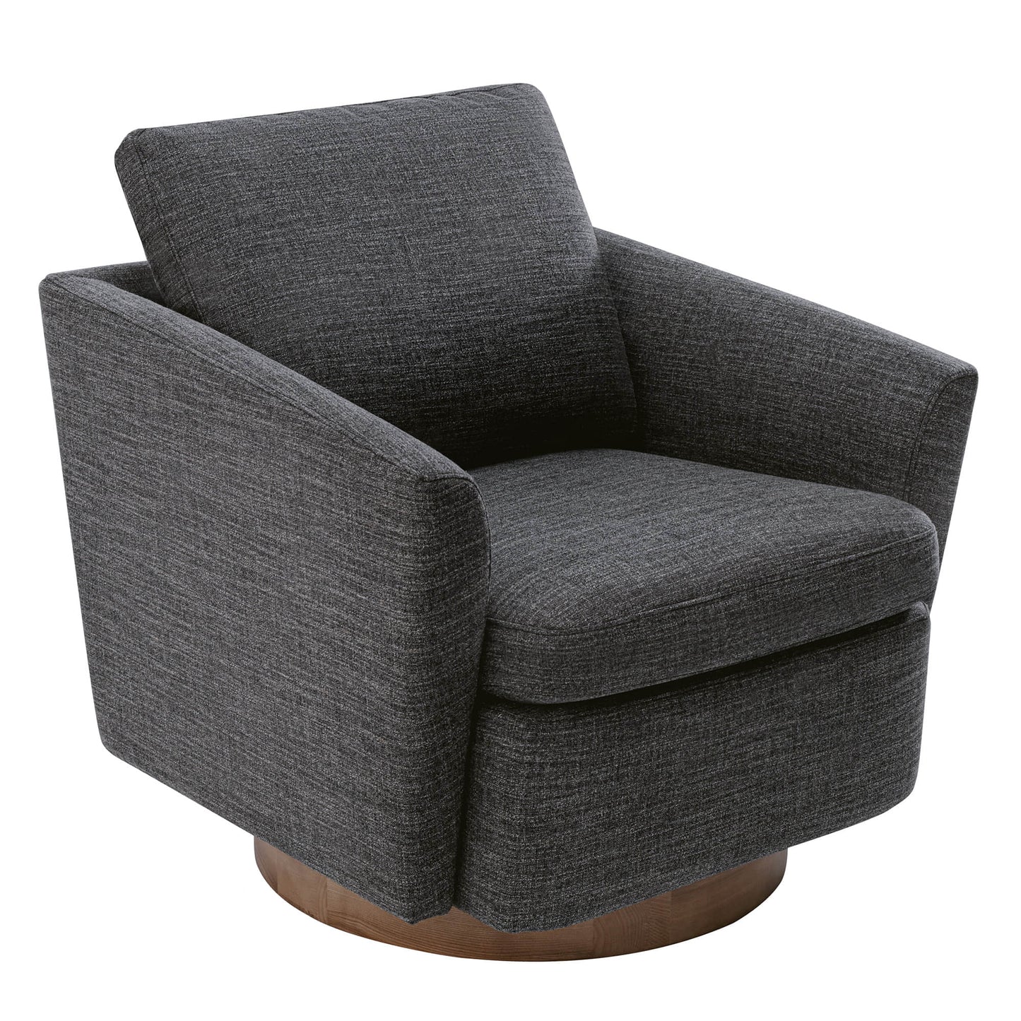 CHITA LIVING-Donella Modern Swivel Accent Chairs-Accent Chair-Fabric-Quarry Gray-