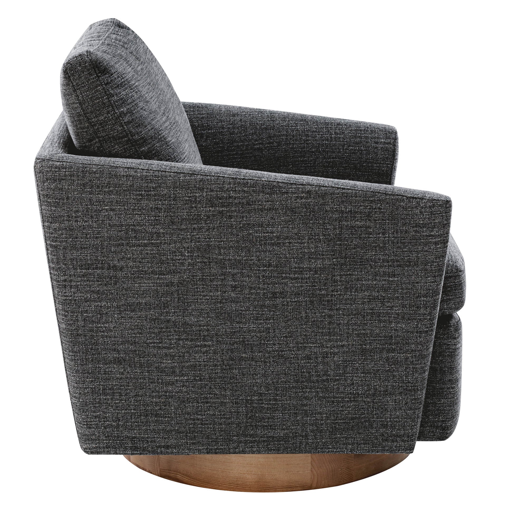 CHITA LIVING-Donella Modern Swivel Accent Chairs-Accent Chair-Fabric-Quarry Gray-