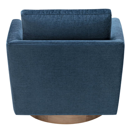 CHITA LIVING-Donella Modern Swivel Accent Chairs-Accent Chair-Fabric-Blue-