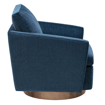 CHITA LIVING-Donella Modern Swivel Accent Chairs-Accent Chair-Fabric-Blue-