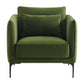 CHITA LIVING-Esme Mid-Century Armchair-Accent Chair-Forest Green--