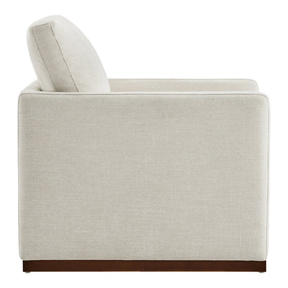 CHITA LIVING-Henry Modern Swivel Accent Chair-Accent Chair-Fabric-Linen-